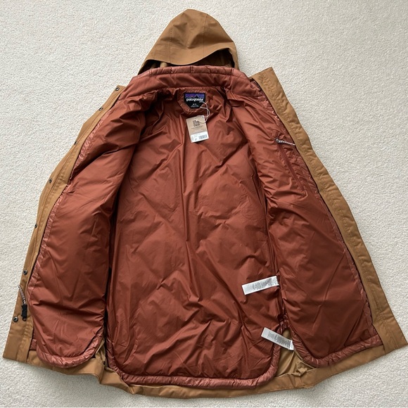NWT Patagonia Women's Pine Bank 3-in-1 Parka Nest Brown Neutral Medium M Coat - Picture 6 of 10